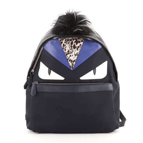 fendi monster backpack blue|backpack fendi yupoo.